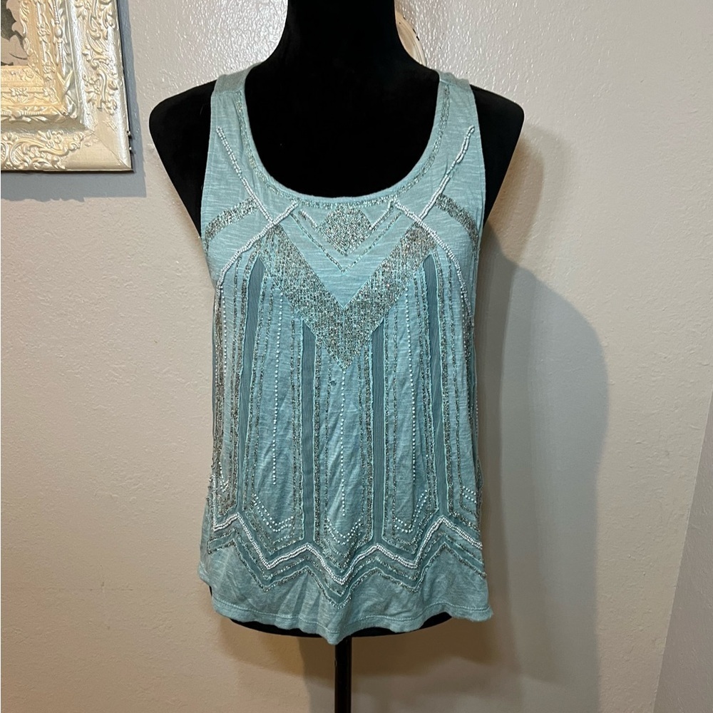 Kimchi Blue beaded Sleeveless Tank - Picture 2 of 11